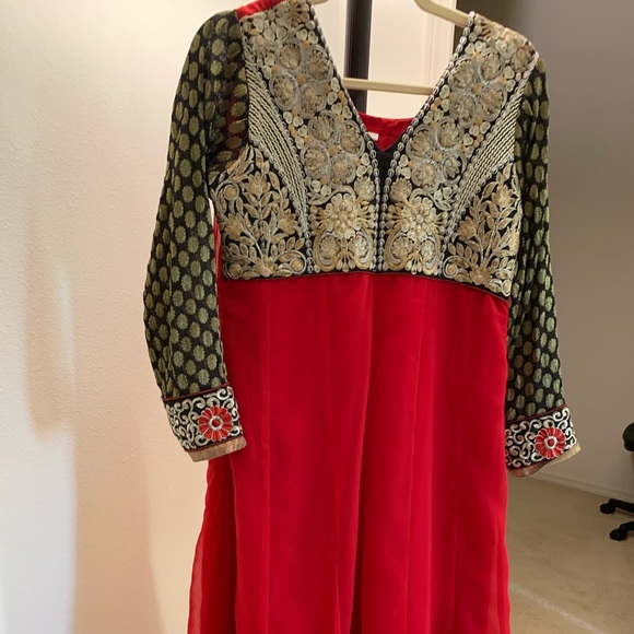 Other - Brand New Anarkali kurta with black zari designs